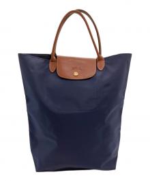 LONGCHAMP（ロンシャン）の古着「ル プリアージュ オリジナルショッピングバッグ」｜ネイビー
