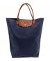 LONGCHAMP（ロンシャン）の古着「ル プリアージュ オリジナルショッピングバッグ」｜ネイビー