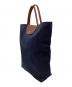LONGCHAMP (ロンシャン) ル プリアージュ オリジナルショッピングバッグ ネイビー：8000円
