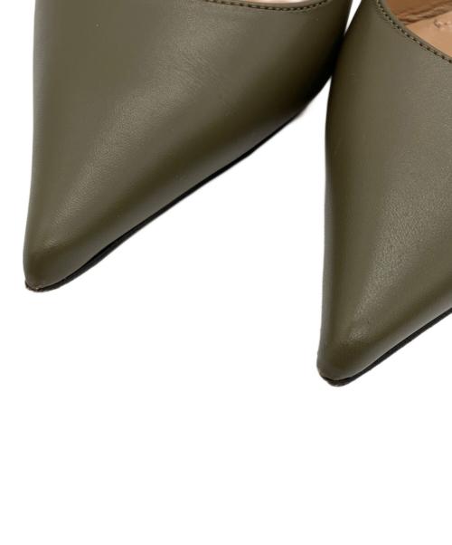 PELLICO（ペリーコ）PELLICO (ペリーコ) BACKSTRAP MULE/バックストラップ ミュール グリーン サイズ:35の古着・服飾アイテム