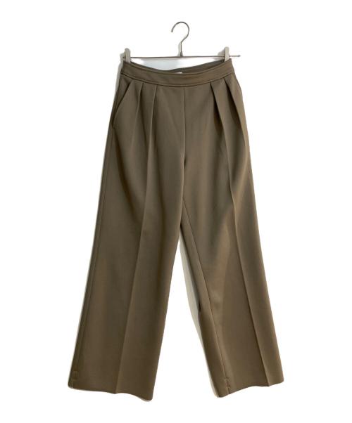 PHEENY（フィーニー）PHEENY (フィーニー) Amunzen 2 tuck wide pants/アムンゼン ツータック ワイドパンツ ブラウン サイズ:2の古着・服飾アイテム