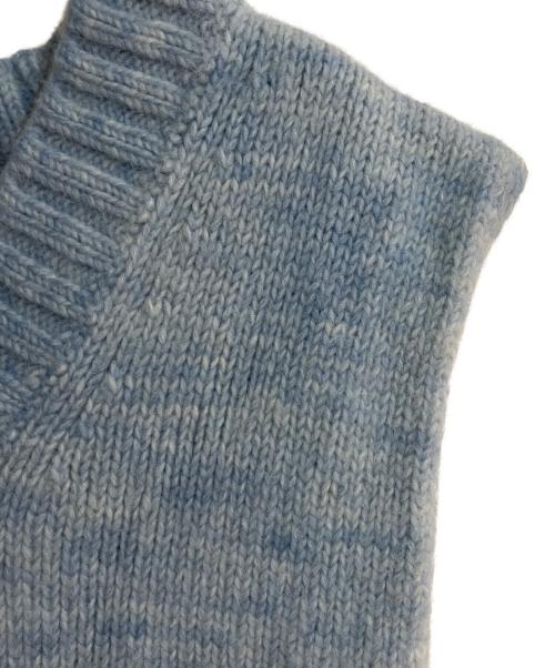 Maison Margiela（メゾンマルジェラ）Maison Margiela (メゾンマルジェラ) ボタニカルダイニットタバード スカイブルー サイズ:Mの古着・服飾アイテム