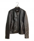 Schottショット）の古着「70S SINGLE RIDERS JACKET/シングルライダーズジャケット」｜ブラック