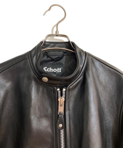 Schott（ショット）Schott (ショット) 70S SINGLE RIDERS JACKET/シングルライダーズジャケット ブラック サイズ:Mの古着・服飾アイテム