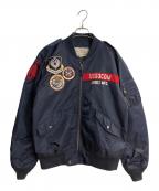 AVIREXアヴィレックス）の古着「L-2USSOCOMフライト ジャケット/エルツー ユーエスソーコム」｜ネイビー