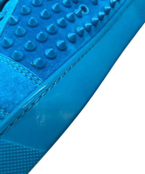 Christian Louboutin（クリスチャン・ルブタン）Christian Louboutin (クリスチャン・ルブタン) LOUIS FLAT SPIKES/ルイス フラット スパイク ブルー サイズ:44の古着・服飾アイテム