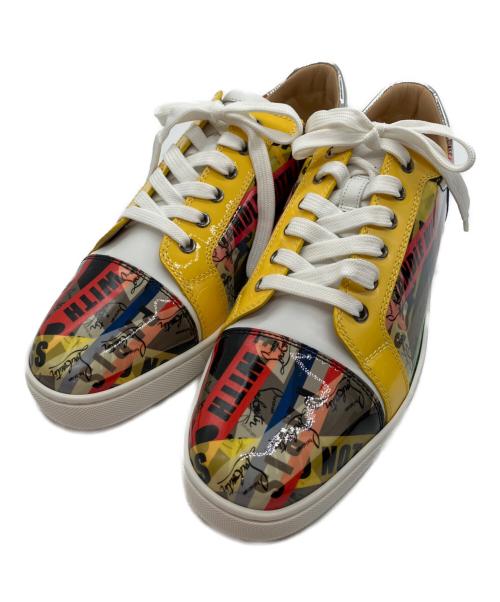 Christian Louboutin（クリスチャン・ルブタン）Christian Louboutin (クリスチャン・ルブタン) SEAVASTE FLAT LOUBIBALLAGE/シーヴァスト フラット ルビバレイジ マルチカラー サイズ:42 1/2の古着・服飾アイテム
