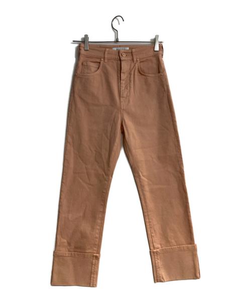 MaxMara（マックスマーラ）MaxMara (マックスマーラ) ストレッチブル クロップドジーンズ ピンク サイズ:W30の古着・服飾アイテム