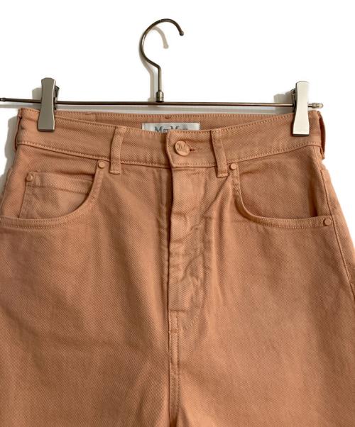 MaxMara（マックスマーラ）MaxMara (マックスマーラ) ストレッチブル クロップドジーンズ ピンク サイズ:W30の古着・服飾アイテム