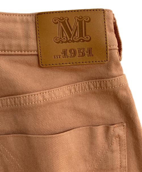MaxMara（マックスマーラ）MaxMara (マックスマーラ) ストレッチブル クロップドジーンズ ピンク サイズ:W30の古着・服飾アイテム