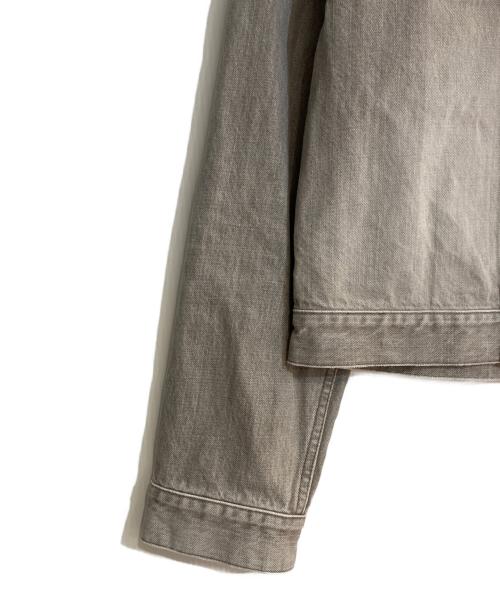 OSLOW（オスロー）OSLOW (オスロー) オーガニックコットンデニムジャケット ブラウン サイズ:36の古着・服飾アイテム