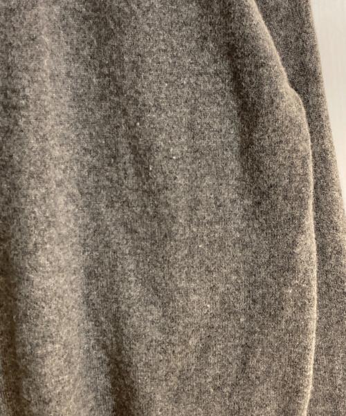 dunhill（ダンヒル）dunhill (ダンヒル) エルボーパッチフルジップカシミヤニット グレー サイズ:Ｌの古着・服飾アイテム