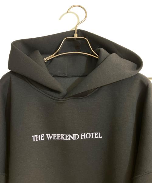 the weekend hotel（ザウィークエンドホテル）the weekend hotel (ザウィークエンドホテル) 【限定】HoodedSweatShirt Setup/フーディッドスウェットシャツセットアップ ブラック サイズ:FREEの古着・服飾アイテム
