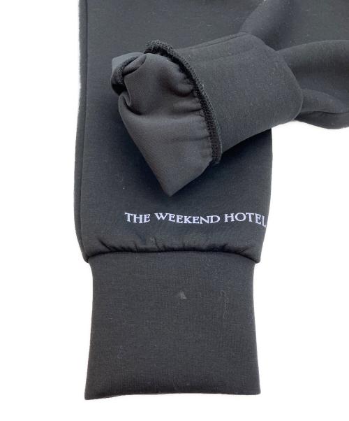 the weekend hotel（ザウィークエンドホテル）the weekend hotel (ザウィークエンドホテル) 【限定】HoodedSweatShirt Setup/フーディッドスウェットシャツセットアップ ブラック サイズ:FREEの古着・服飾アイテム