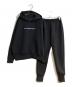 the weekend hotel（ザウィークエンドホテル）の古着「【限定】HoodedSweatShirt Setup/フーディッドスウェットシャツセットアップ」｜ブラック