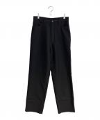 BALENCIAGAバレンシアガ）の古着「GARDE-ROBE5Pウール×モヘヤトロピカルパンツ」｜ブラック