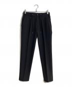 Aquascutumアクアスキュータム）の古着「TEC.3 Dot Air Seersucker Pants」｜ネイビー
