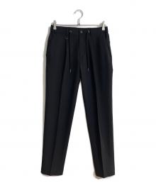 Aquascutum（アクアスキュータム）の古着「TEC.3 Dot Air Seersucker Pants」｜ネイビー