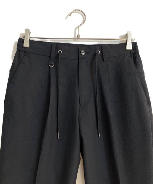 Aquascutum（アクアスキュータム）Aquascutum (アクアスキュータム) TEC.3 Dot Air Seersucker Pants ネイビー サイズ:Mの古着・服飾アイテム