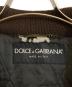中古・古着 DOLCE & GABBANA (ドルチェ＆ガッバーナ) ゴートレザーデタッチャブルジャケット ブラウン サイズ:44：30000円
