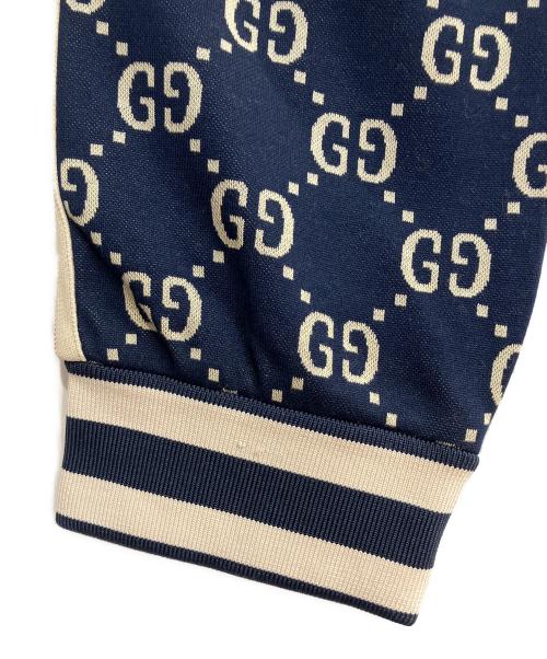 GUCCI（グッチ）GUCCI (グッチ) GGジャカード ジョギングパンツ ネイビー サイズ:Mの古着・服飾アイテム