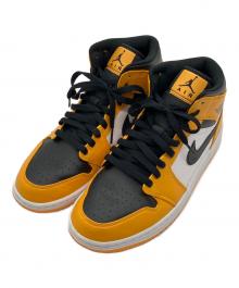NIKE（ナイキ）の古着「Air Jordan 1 Mid "Taxi"」｜イエロー