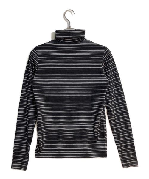 DIOR HOMME（ディオール オム）Dior Homme (ディオール オム) ボーダータートルネックニット グレー サイズ:Sの古着・服飾アイテム