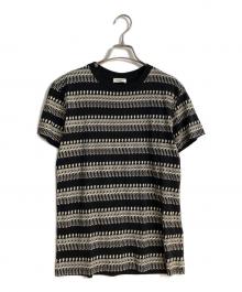 Saint Laurent Paris（サンローランパリ）の古着「16AW スカルボーダープリントＴシャツ」｜ブラック