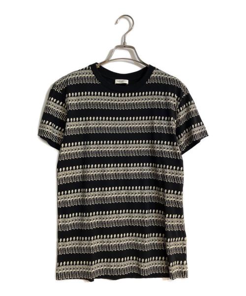 Saint Laurent Paris（サンローランパリ）Saint Laurent Paris (サンローランパリ) 16AW スカルボーダープリントＴシャツ ブラック サイズ:44の古着・服飾アイテム