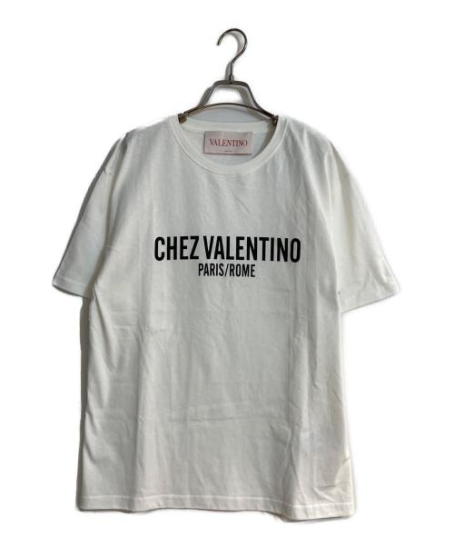 VALENTINO（ヴァレンティノ）VALENTINO (ヴァレンティノ) 25SSロゴプリントTシャツ ホワイト サイズ:M 未使用品の古着・服飾アイテム