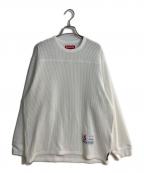 SUPREMEシュプリーム）の古着「POLARTEC MESH L/S FOOT BALL TOP」｜ホワイト