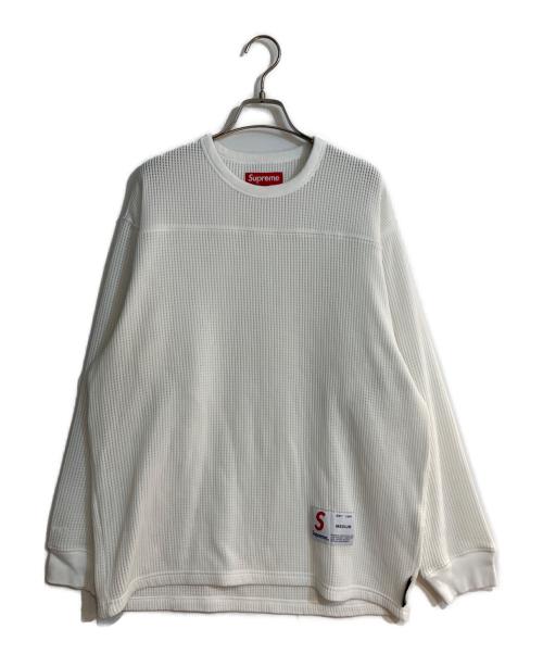 SUPREME（シュプリーム）Supreme (シュプリーム) POLARTEC MESH L/S FOOT BALL TOP ホワイト サイズ:Mの古着・服飾アイテム