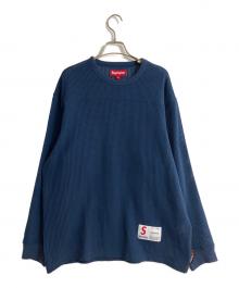 SUPREME（シュプリーム）の古着「POLARTEC MESH L/S FOOT BALL TOP」｜ネイビー