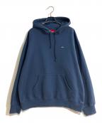 SUPREMEシュプリーム）の古着「Small Box Hooded Sweatshirt/スモールボックスフーテッドスウェットシャツ」｜ブルー