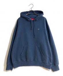SUPREME（シュプリーム）の古着「Small Box Hooded Sweatshirt/スモールボックスフーテッドスウェットシャツ」｜ブルー