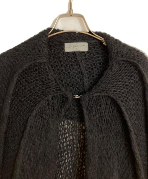 Yohji Yamamoto pour homme（ヨウジヤマモト プールオム）Yohji Yamamoto pour homme (ヨウジヤマモト プールオム) クロシェロングポンチョ ブラック サイズ:不明の古着・服飾アイテム