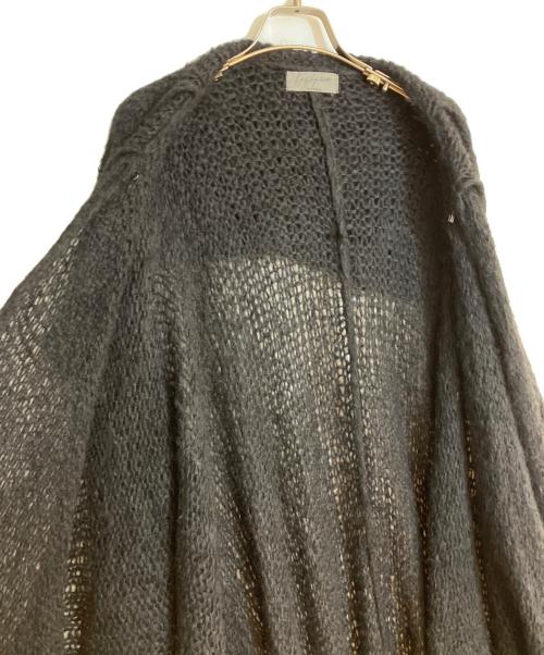 Yohji Yamamoto pour homme（ヨウジヤマモト プールオム）Yohji Yamamoto pour homme (ヨウジヤマモト プールオム) クロシェロングポンチョ ブラック サイズ:不明の古着・服飾アイテム