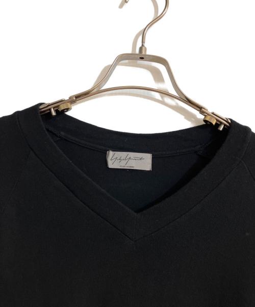Yohji Yamamoto pour homme（ヨウジヤマモト プールオム）Yohji Yamamoto pour homme (ヨウジヤマモト プールオム) 23awドッキングVネックニット ブラック サイズ:3の古着・服飾アイテム