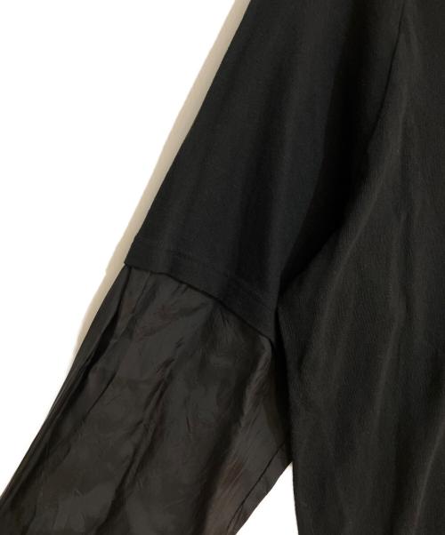 Yohji Yamamoto pour homme（ヨウジヤマモト プールオム）Yohji Yamamoto pour homme (ヨウジヤマモト プールオム) 23awドッキングVネックニット ブラック サイズ:3の古着・服飾アイテム