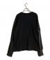 Yohji Yamamoto pour homme (ヨウジヤマモト プールオム) 23awドッキングVネックニット ブラック サイズ:3：15000円