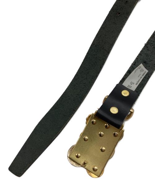 COMME des GARCONS HOMME PLUS（コムデギャルソンオムプリュス）COMME des GARCONS HOMME PLUS (コムデギャルソンオムプリュス) 17ssレザーベルト グリーンの古着・服飾アイテム