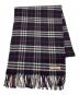 BURBERRY（バーバリー）の古着「カシミヤ100％ノバチェックマフラー」｜ネイビー