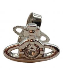 Vivienne Westwood（ヴィヴィアンウエストウッド）の古着「オーブ×ストーンピアス」｜ホワイト