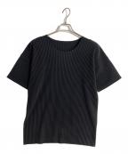 HOMME PLISSE ISSEY MIYAKEオム プリッセ イッセイ ミヤケ）の古着「BASICT/ベーシック　シャツ」｜ブラック