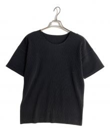 HOMME PLISSE ISSEY MIYAKE（オム プリッセ イッセイ ミヤケ）の古着「BASICT/ベーシック　シャツ」｜ブラック