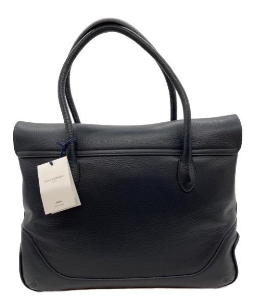PELLE MORBIDA（ペッレモルビダ）PELLE MORBIDA (ペッレモルビダ) メイデンヴォヤージュフラップトートバッグ ネイビー 未使用品の古着・服飾アイテム