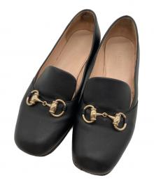 GUCCI（グッチ）の古着「ホースビットレザーパンプス」｜ブラック