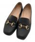 GUCCI（グッチ）の古着「ホースビットレザーパンプス」｜ブラック