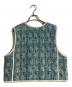 ne quittez pas (ヌキテパ) Cotton Lurex Tulip Print Quilting Vest グリーン サイズ:不明：14000円