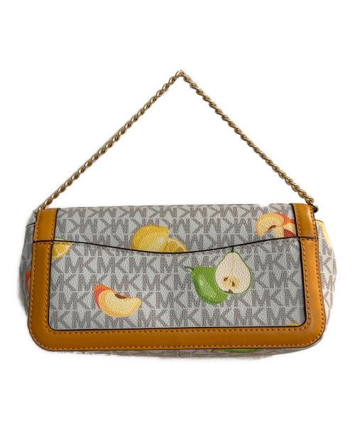 MICHAEL KORS（マイケルコース）MICHAEL KORS (マイケルコース) SOHO コンバーチブル ポシェット クロスボディ スモール - MKシグネチャー ベージュの古着・服飾アイテム